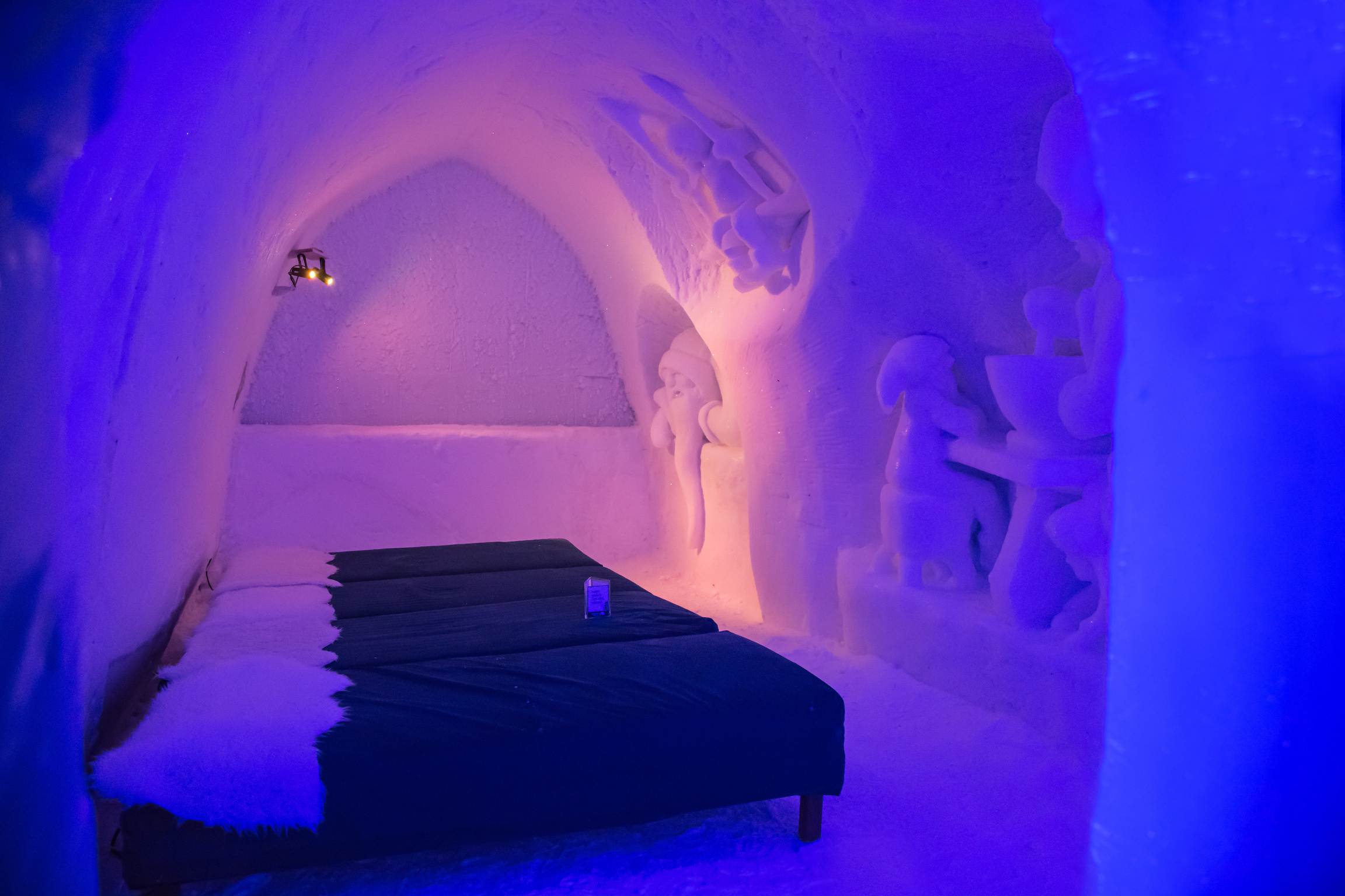 Ice and Snow Room. Lapland Finland